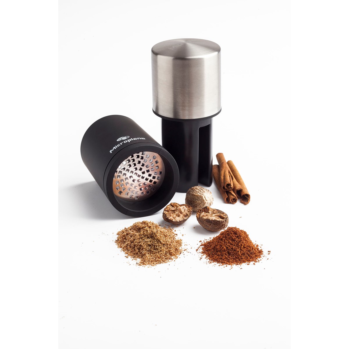 Microplane Muskotkvarn svart/stål