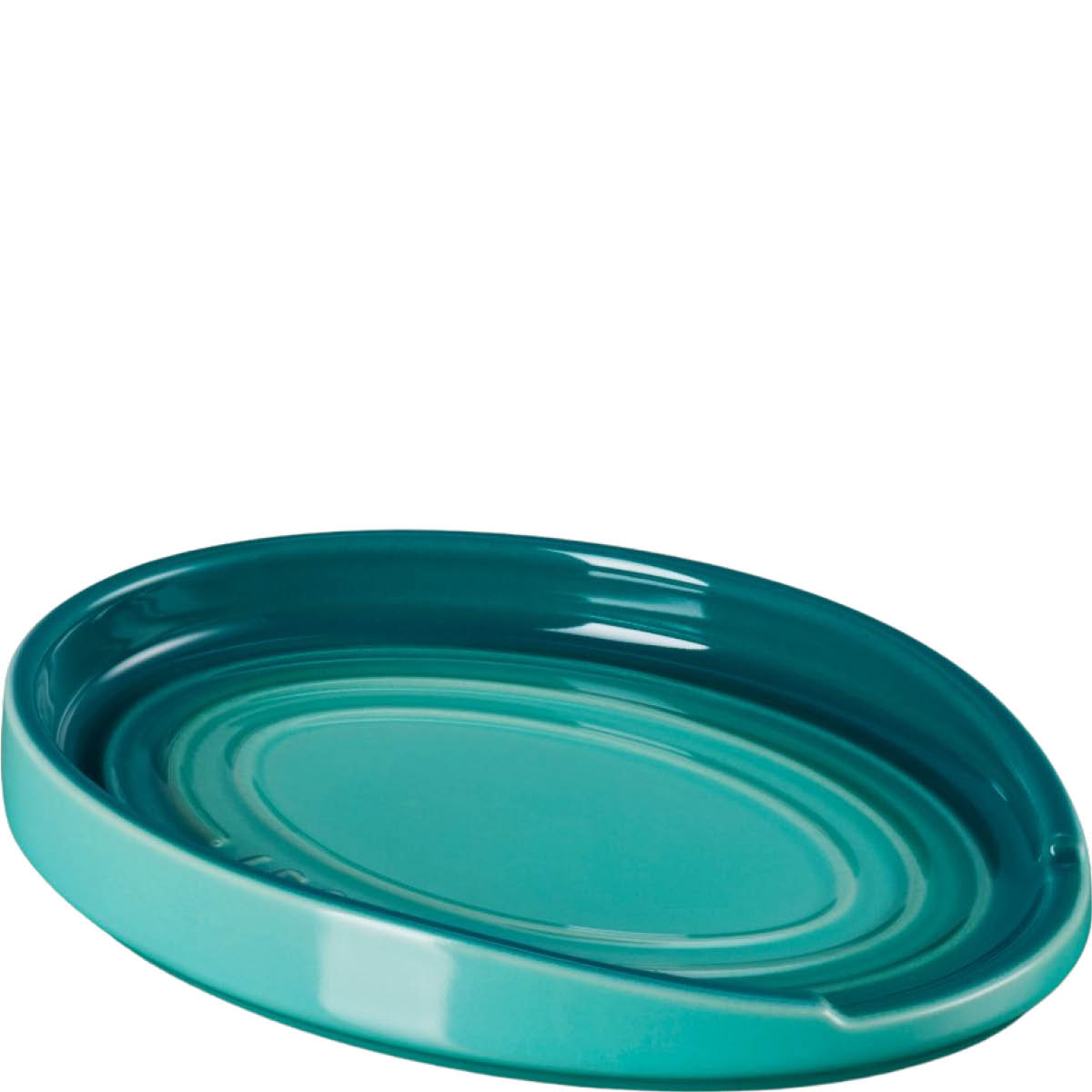 Le Creuset Oval grytskedshållare 15 cm Bleu Riviera