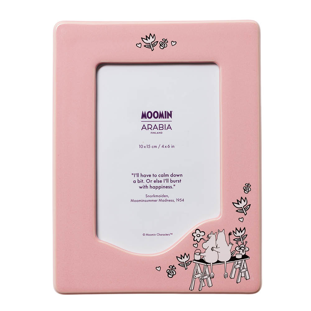 Moomin Arabia Mumin fotoram 10x15 cm Kärlek rosa