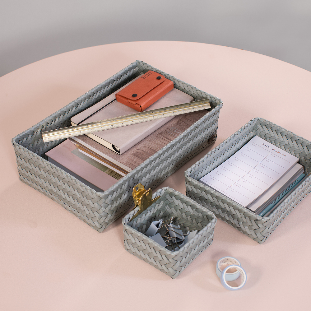 Handed By Fit stor oppbevaringskurv 36x24x10 cm eucalyptus