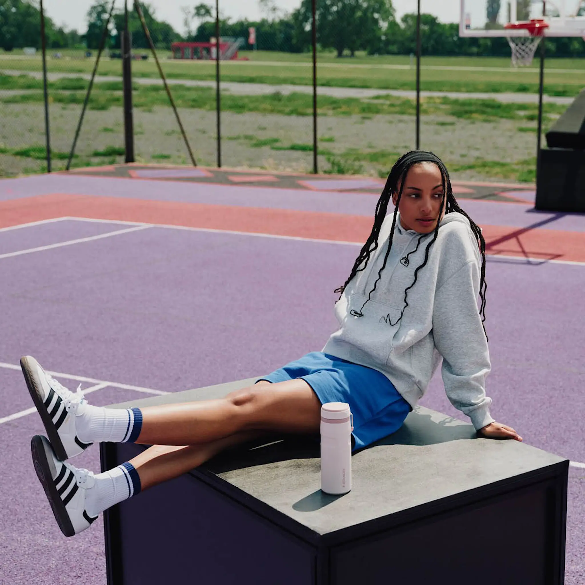 Stanley Iceflow flip straw tumbler termoflaske 0,7L rose quartz