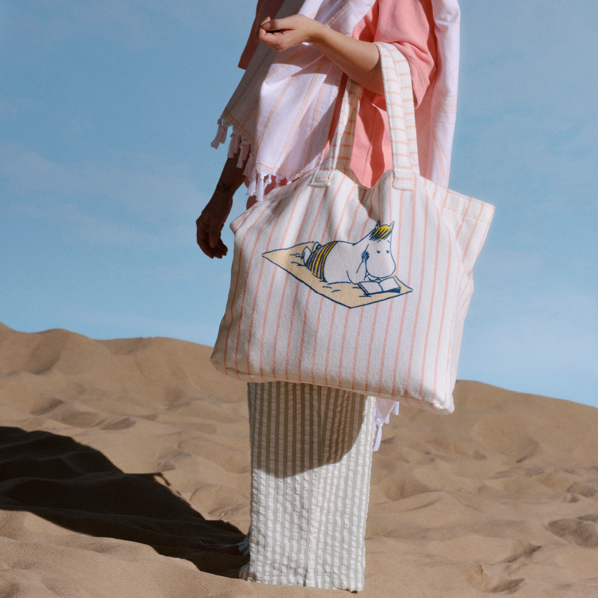 Moomin Arabia Mummi strandveske  44x42 cm