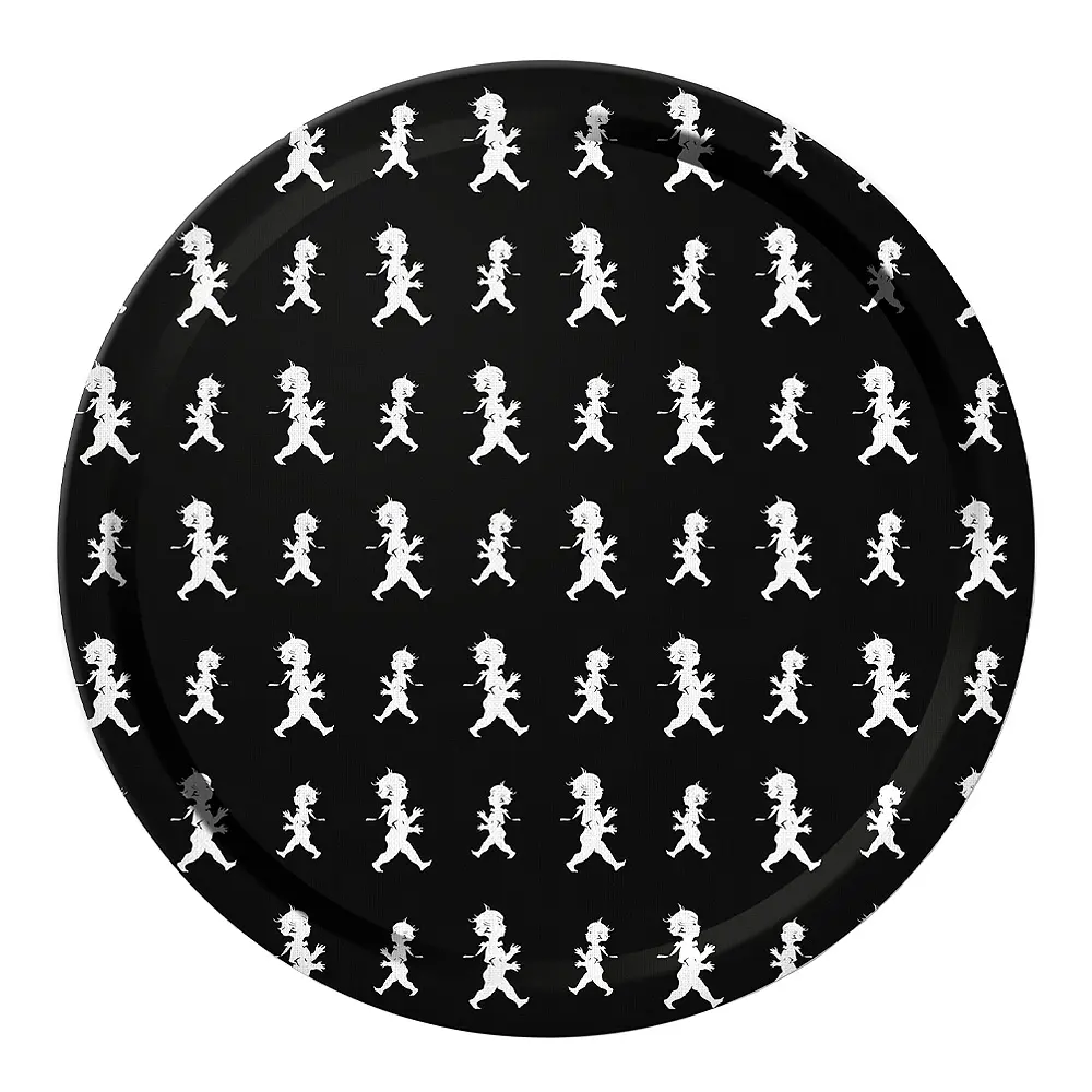 Pyöreä Tarjotin 38 cm Musta