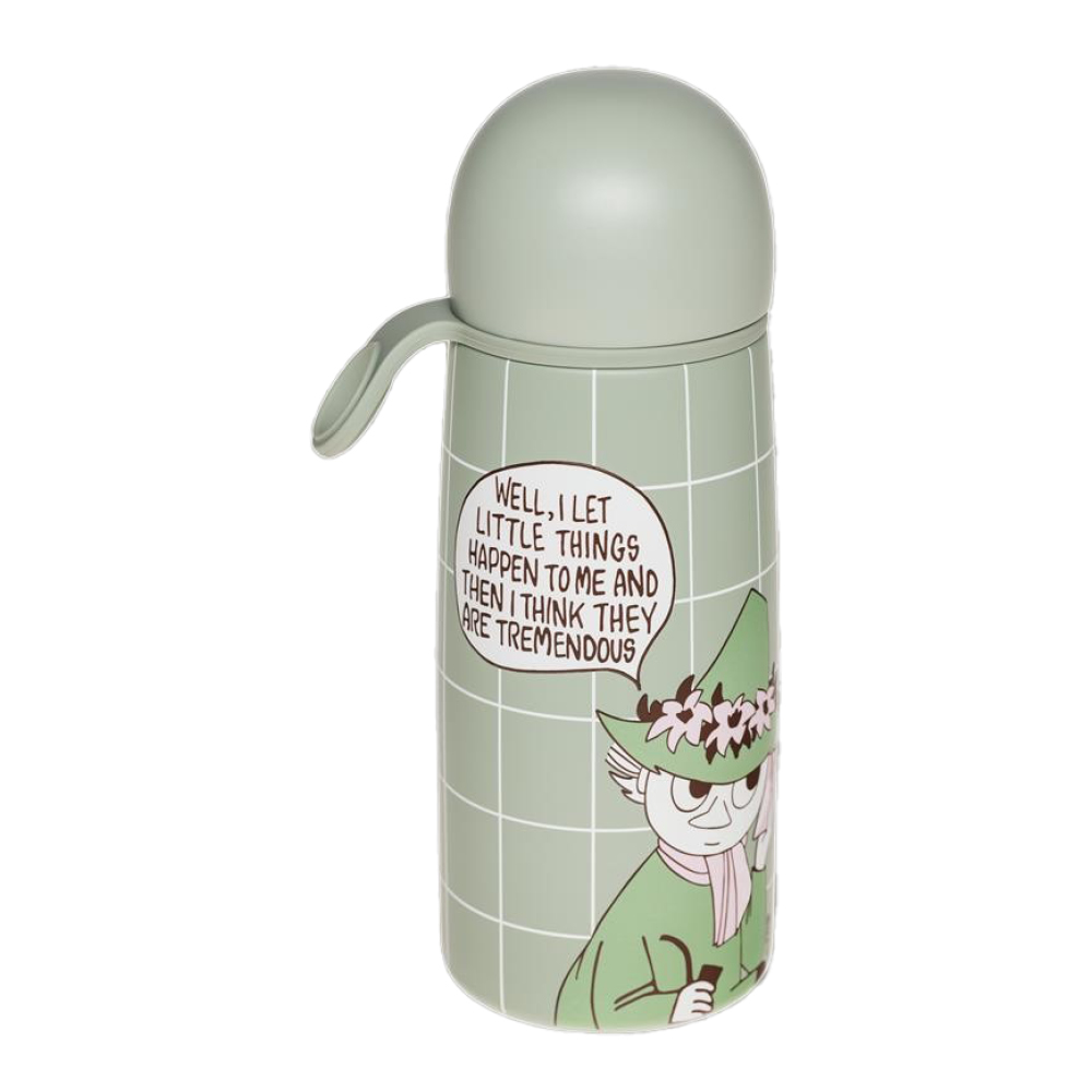 Moomin Arabia - Muumi Termospullo Nuuskamuikkunen 0,45 L Vihreä
