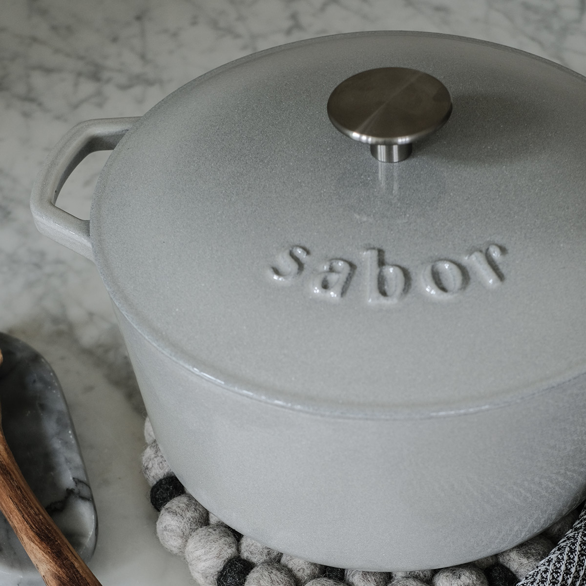Sabor Gjutjärnsgryta 4,4 L storm grey