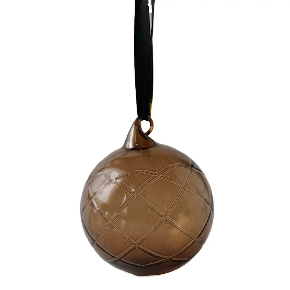 Lux Joulupallo 8x8 cm Topaz