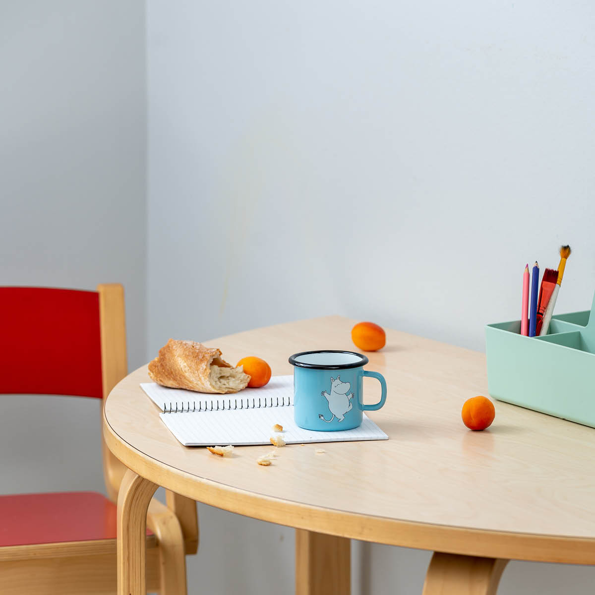 Muurla Mumin Emaljmugg Mumintrollet 25 cl Blå