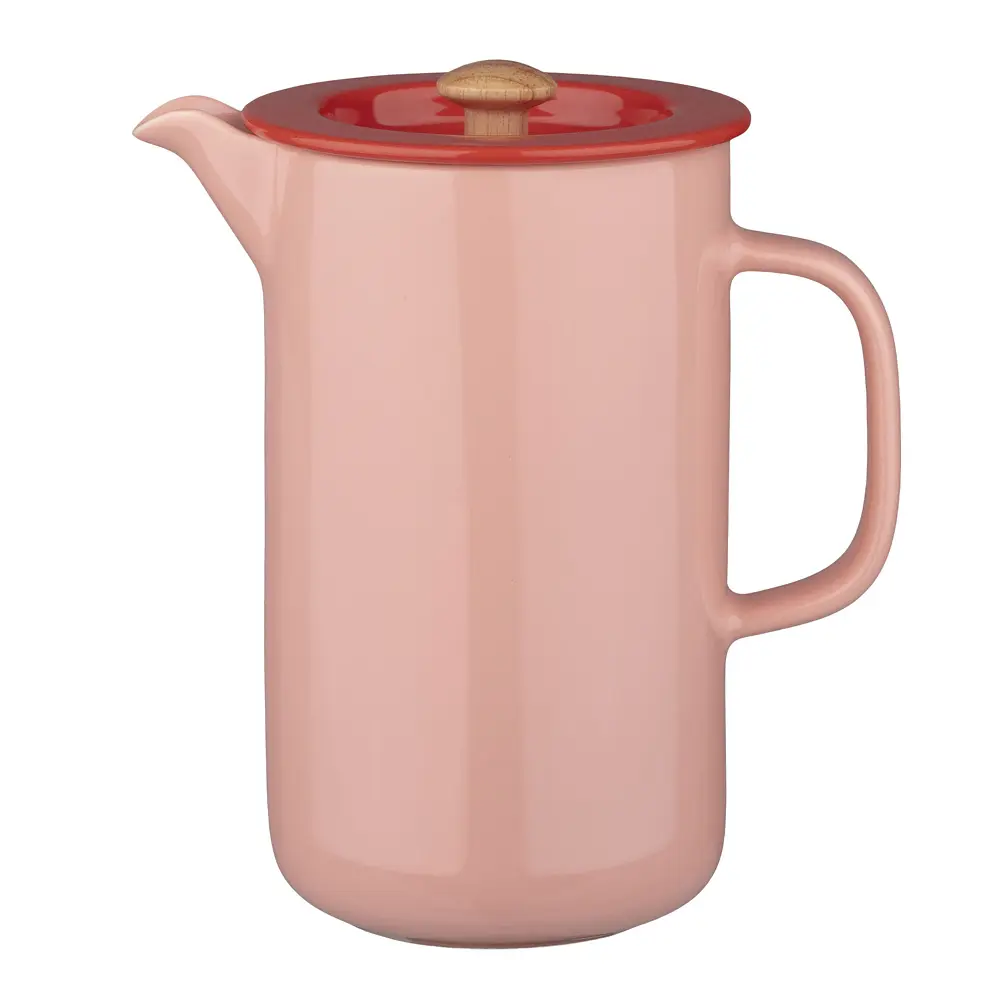 Oiva presskanne 0,9L lakse rød/tomat rød