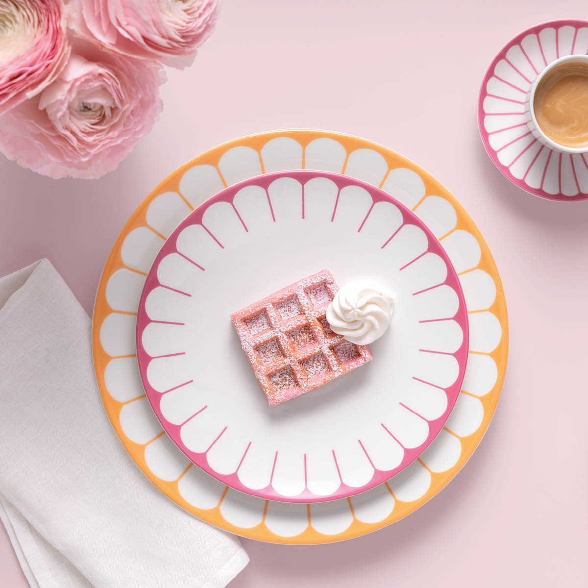 Villeroy & Boch Fleur soleil middagstallerken 26,5 cm gul