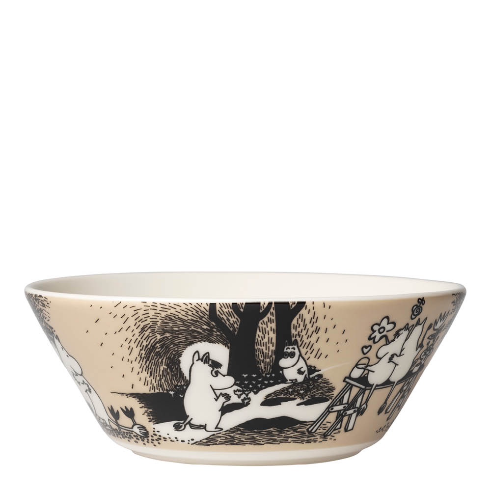 Moomin Arabia Mumin skål 15 cm Kärlek beige