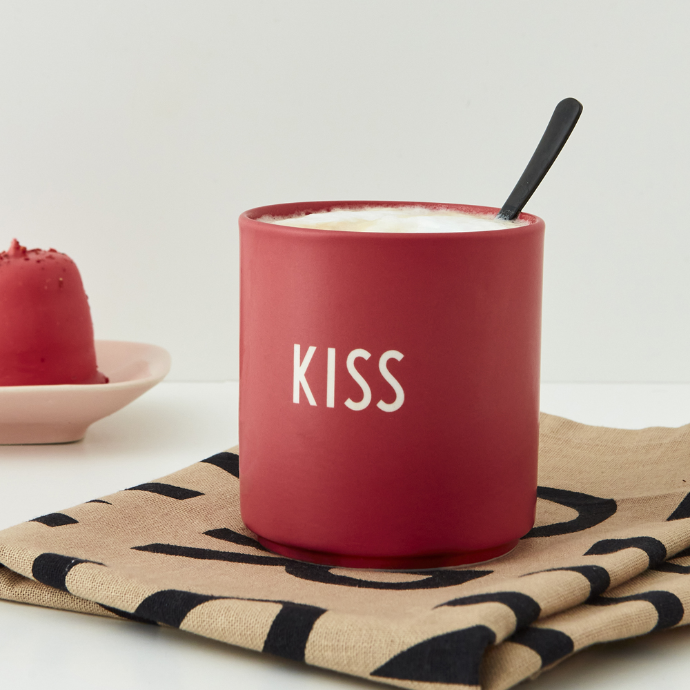 Design Letters Favourite Mugg Kiss 25 cl Rose