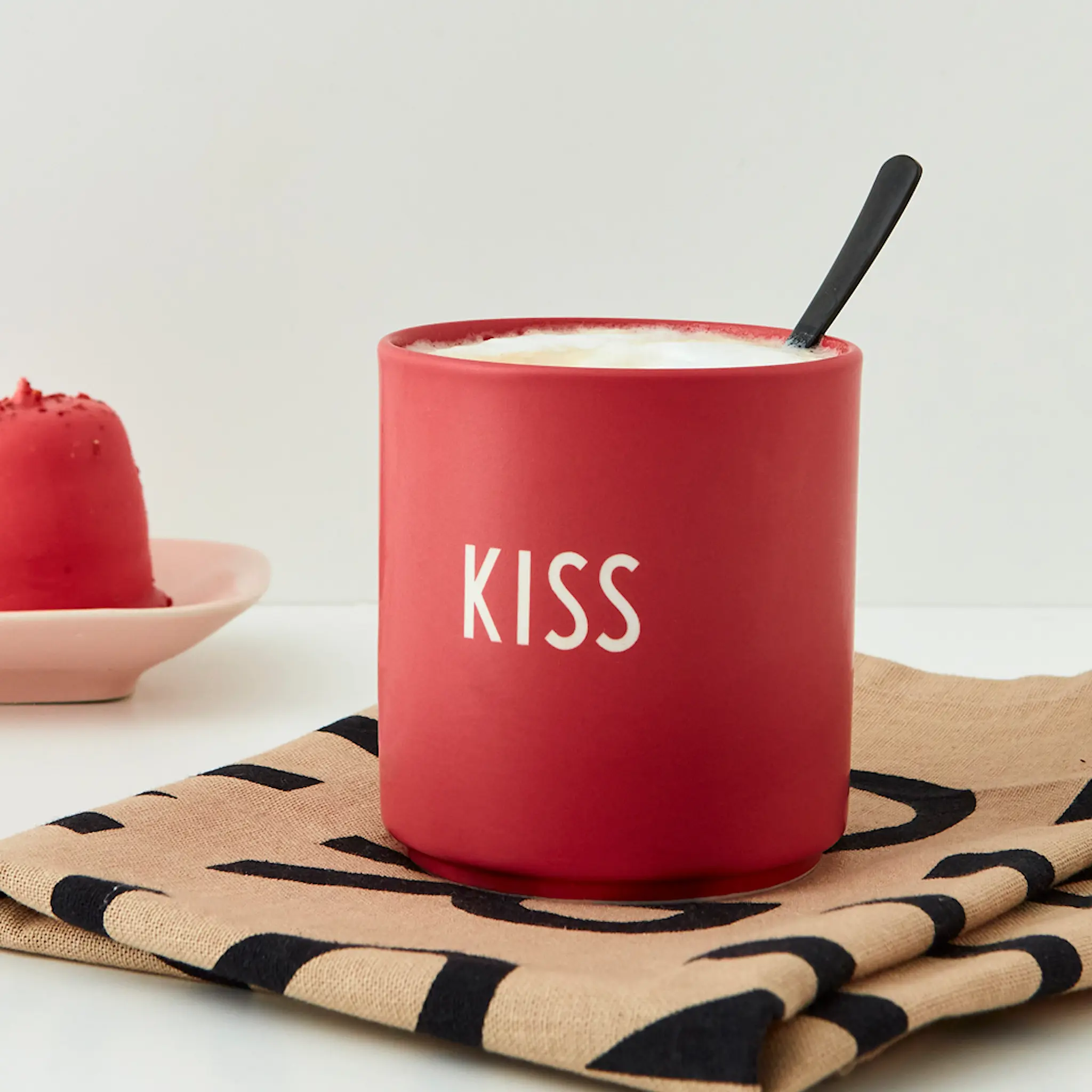 Design Letters Favourite Mugg Kiss 25 cl Rose