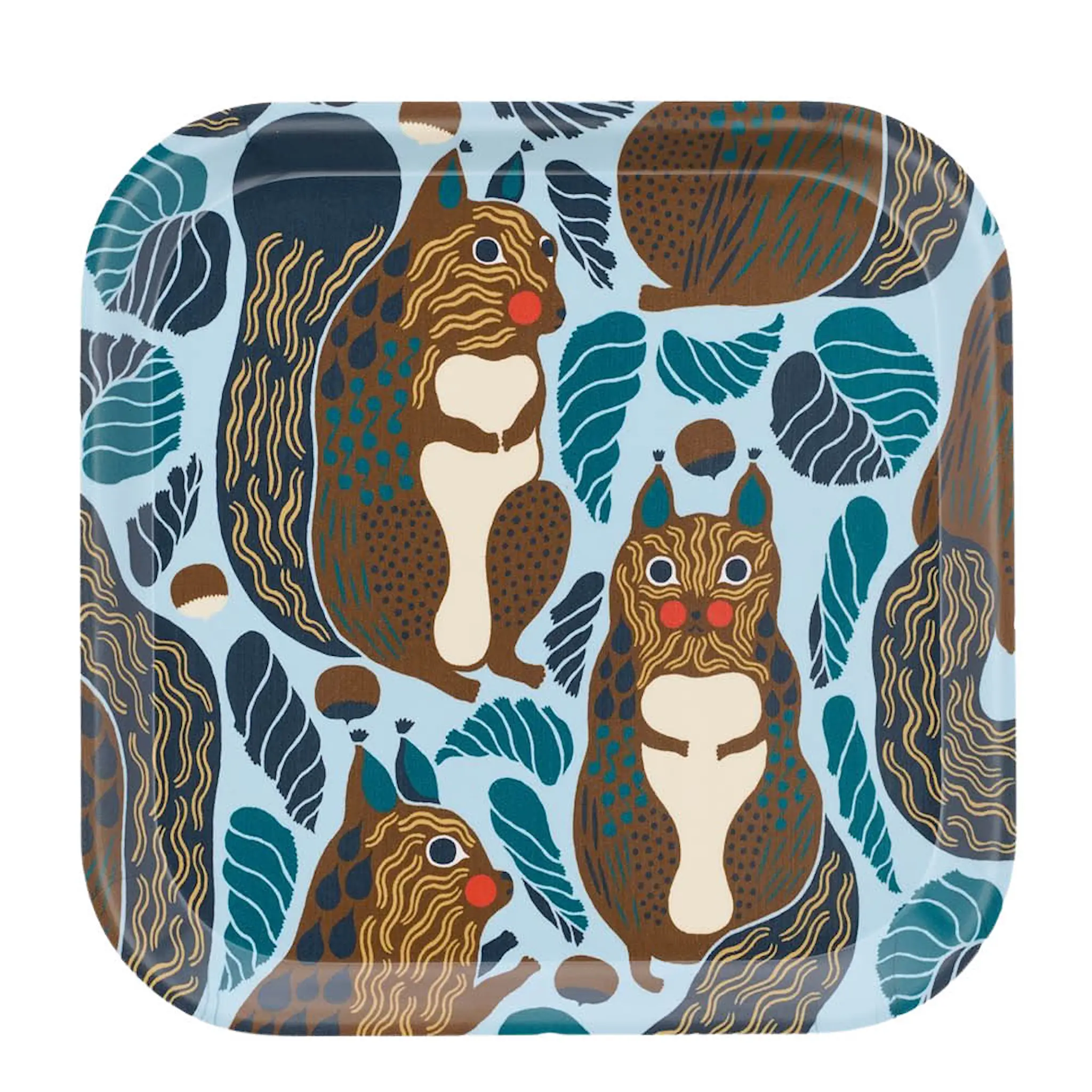 Marimekko Kurre bricka 20x20 cm sky blue