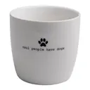 Mugg Cool people have dogs 30 cl vit