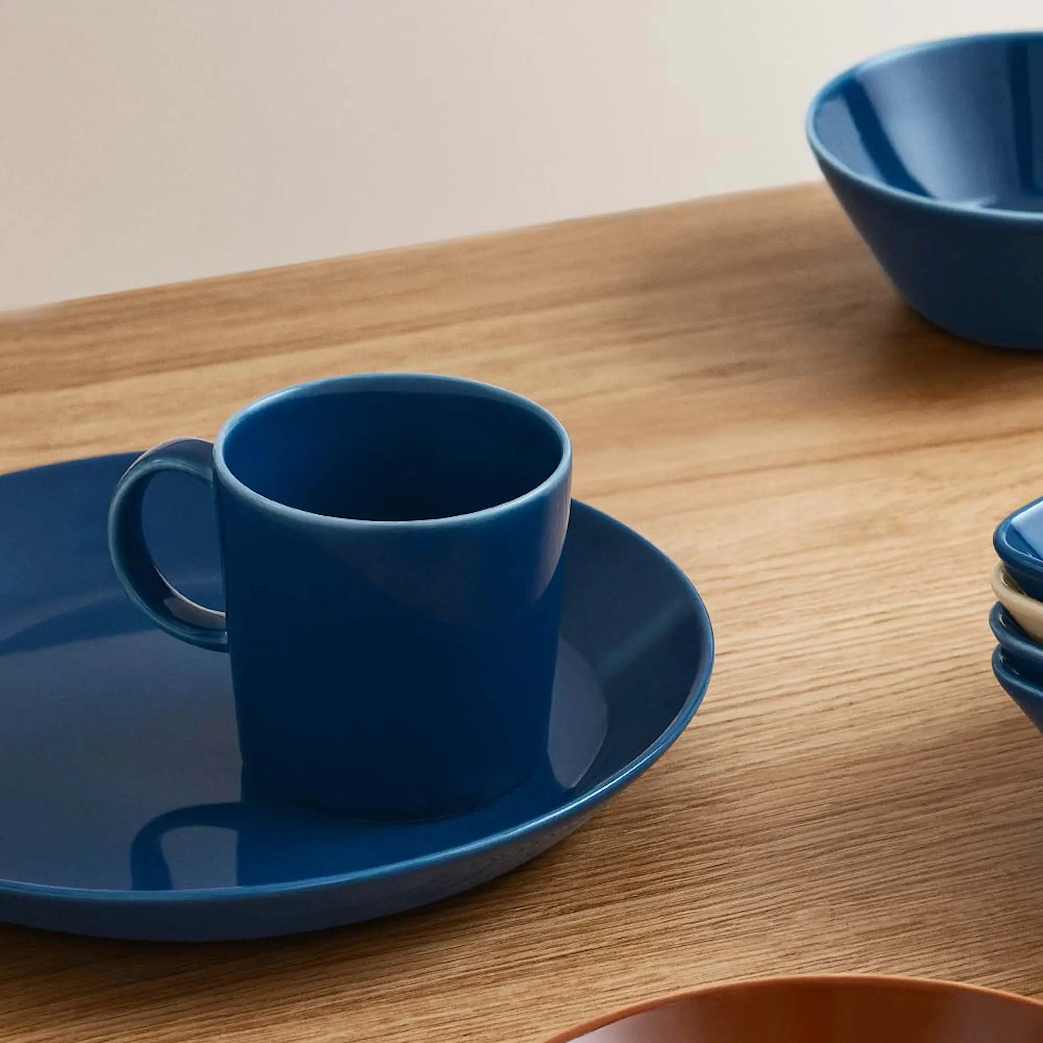 iittala Teema Tallrik flat 26 cm Vintage Blå