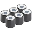 Standard skruvkorkar 6-pack Svart