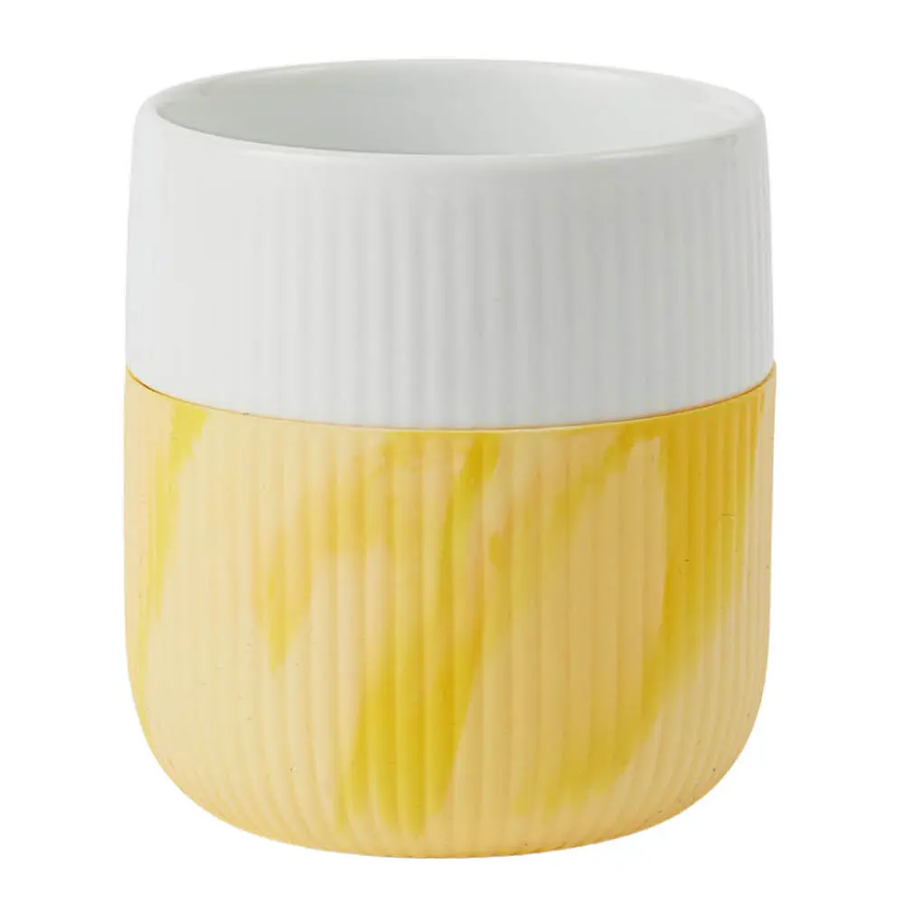 Fluted Contrast Marble Muki 35 cl Bright Sun