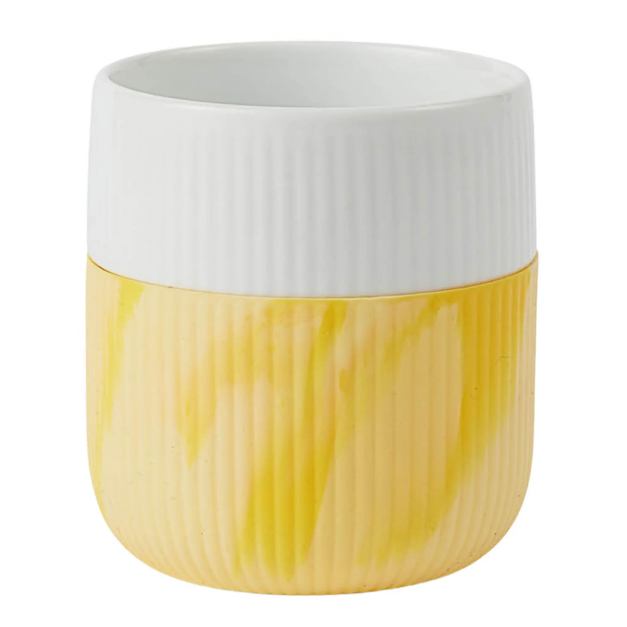 Royal Copenhagen Fluted Contrast Marble mugg 35 cl Solljus