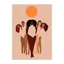 Carelle N'guessan poster 30x40 cm w.o.m.e.n