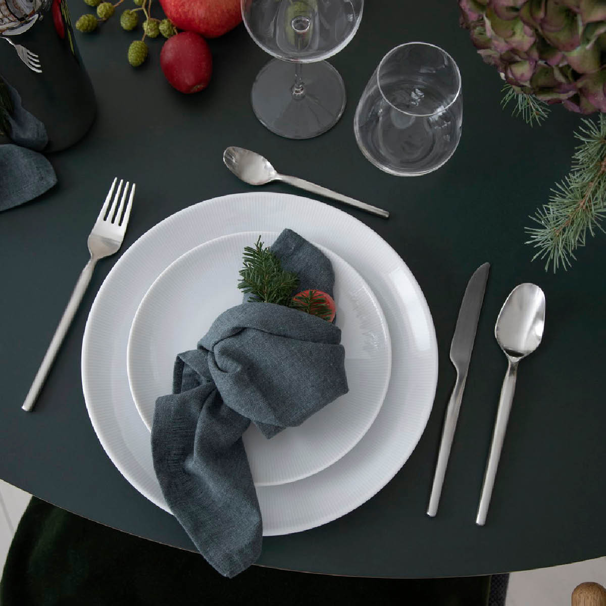 Gense Dorotea bestickset 24 delar matt stål