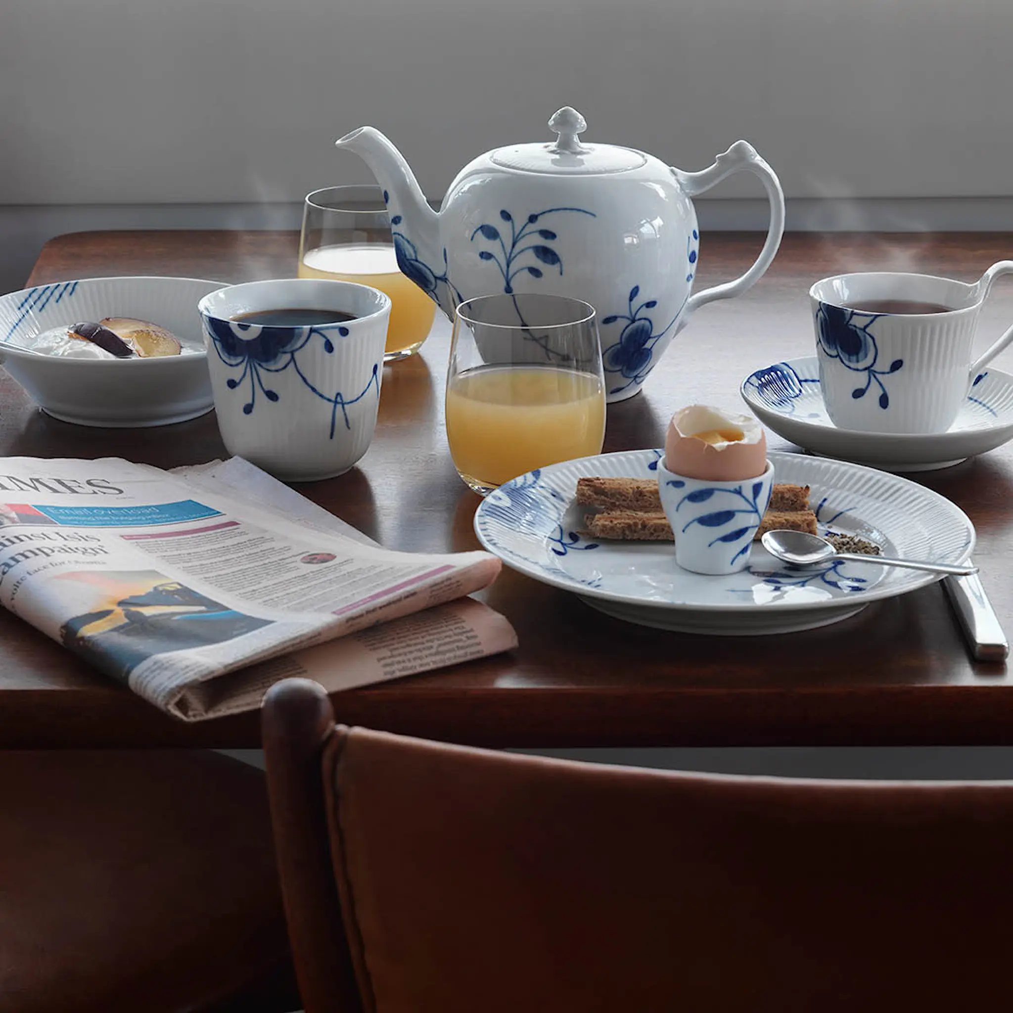 Royal Copenhagen Blue Fluted Mega Tekanna 1 L