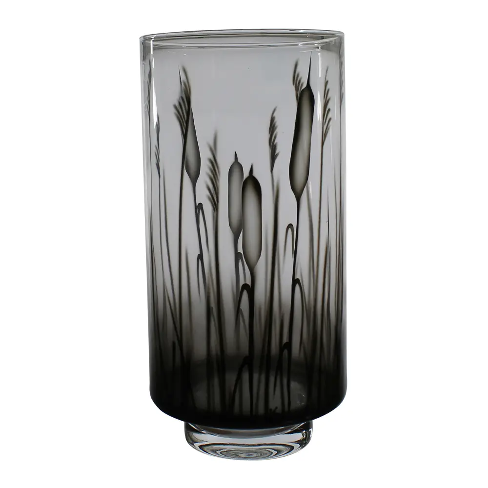 Kaveldun Kynttilälyhty 30x14,5 cm Kirkas/Harmaa