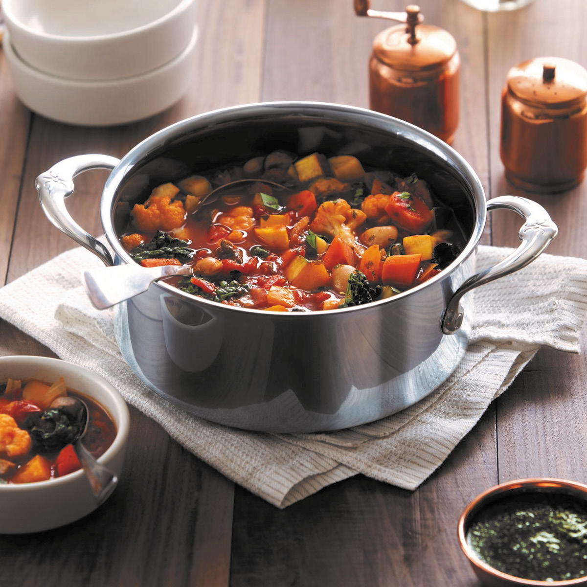 Hestan Nanobond Gryta med lock 2,8 L Stål