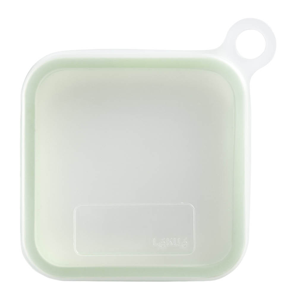 Lékué Återanvändbart fodral för smörgåsar 18 cm grön/klar