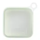 Återanvändbart fodral för smörgåsar 18 cm grön/klar