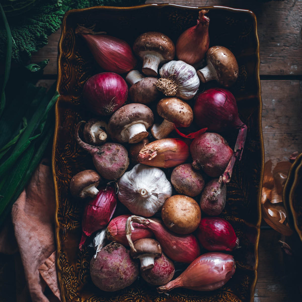 Sthål Arabesque ugnsform 35x23 cm coffee