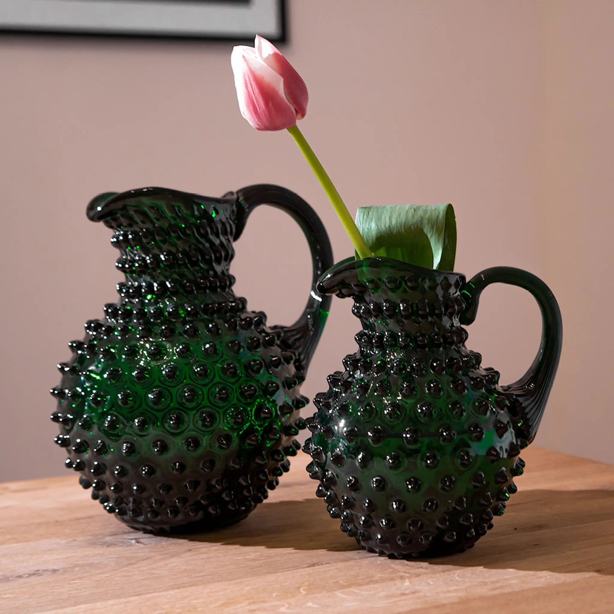 Klimchi Hobnail karaffel 2L dark green hover