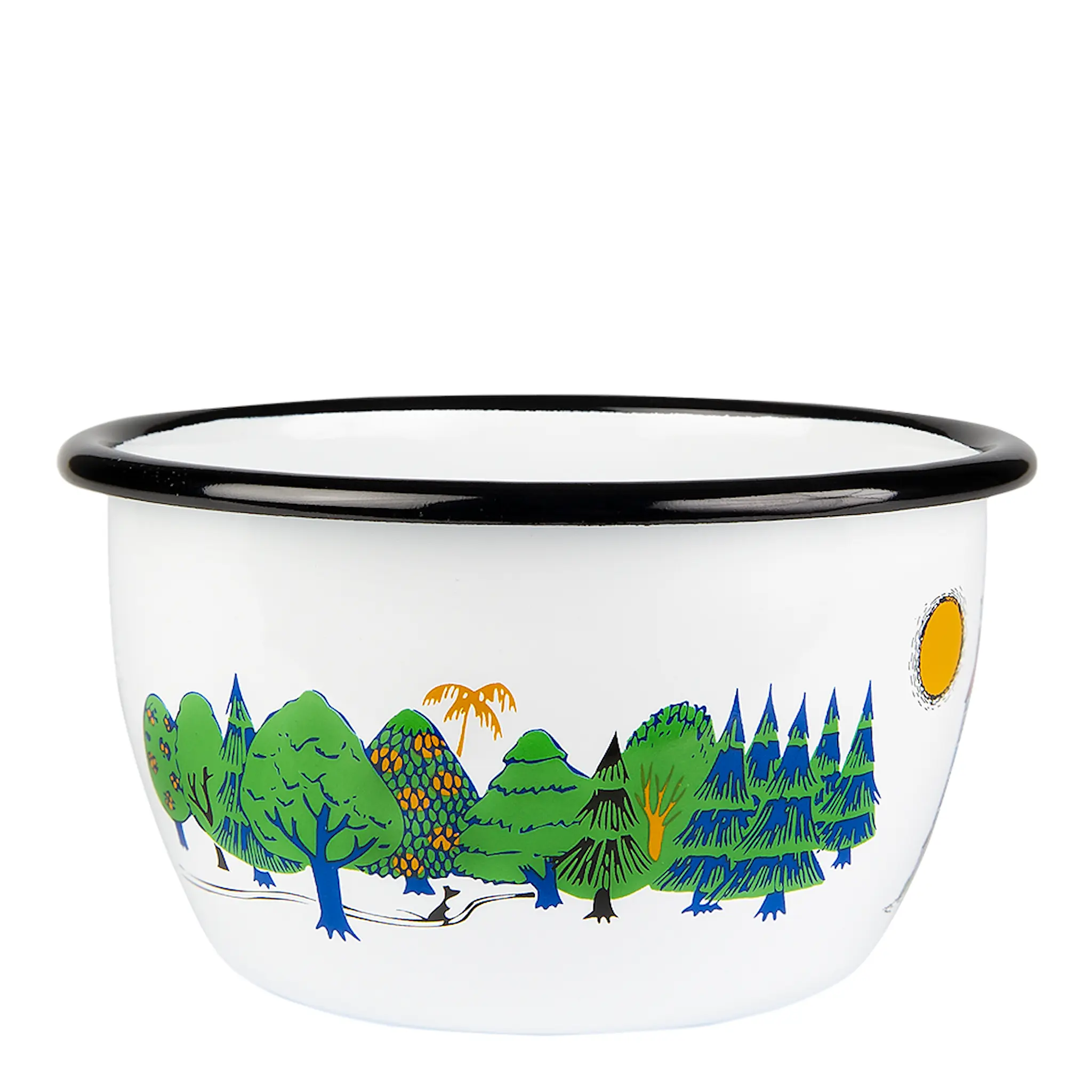 Muurla Mumin Emaljskål Mumindalen 60 cl