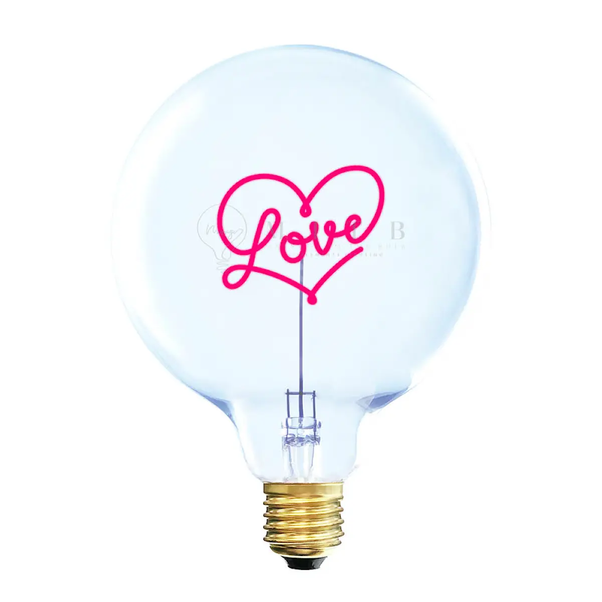 Elements Lighting MITB glödlampa LED 17 cm Love