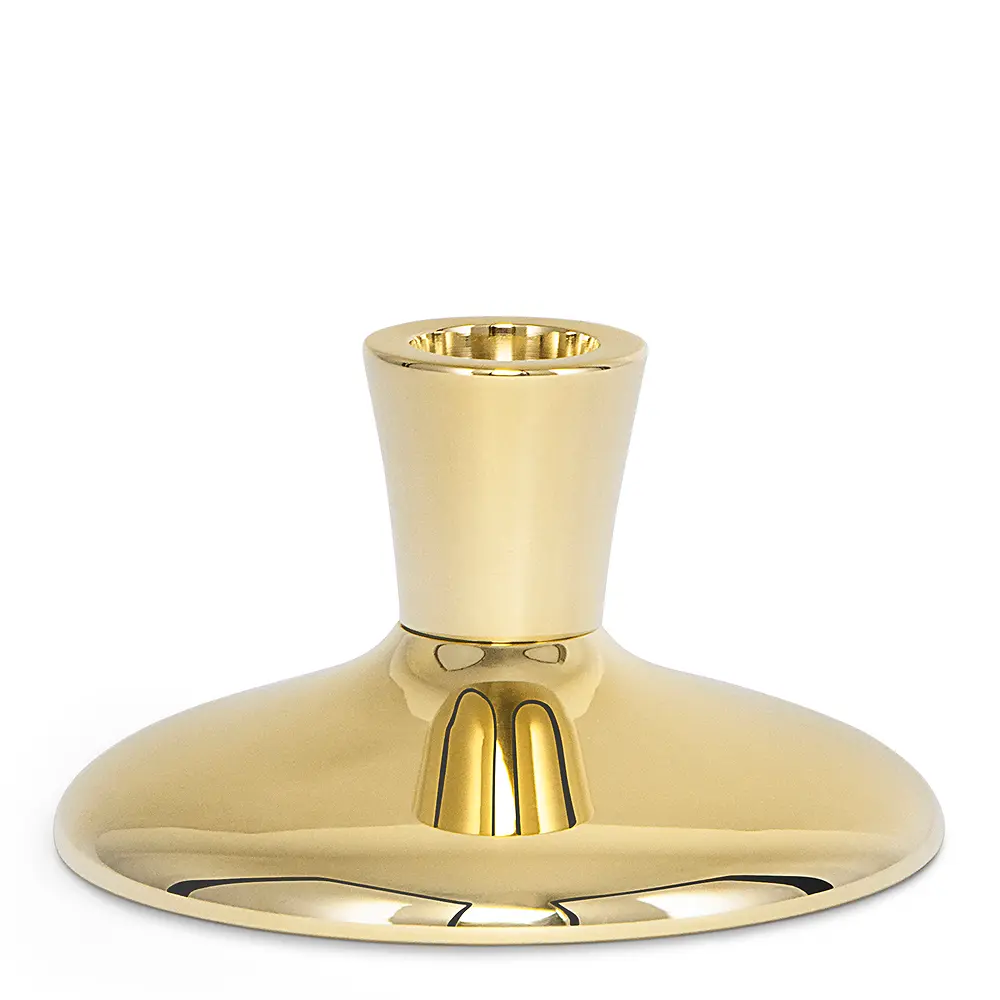 Teatteri kynttilänjalka 6 cm Messinki