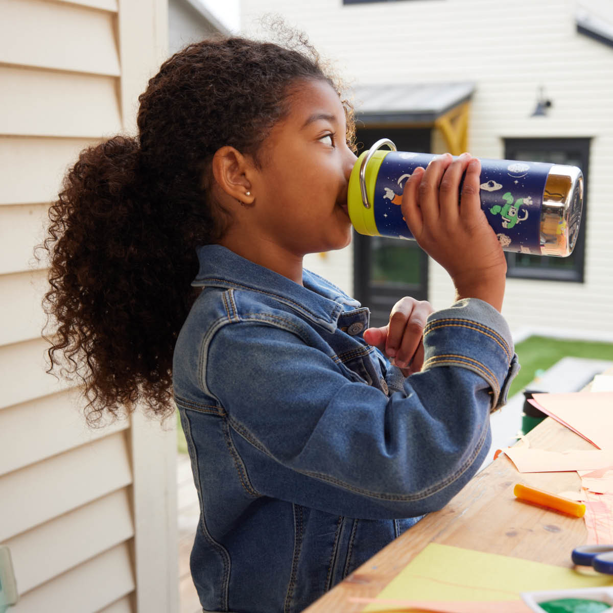 Klean Kanteen TKWide termosmugg 35 cl med vridlock Space Case