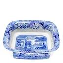 Blue Italian ugnsform 25,5x25,5 cm blå/vit