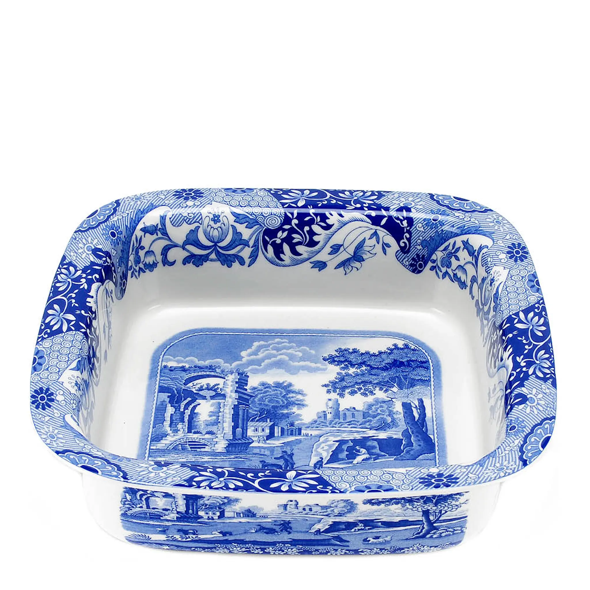 Spode Blue Italian Uunivuoka 25,5x25,5 cm Sininen/Valkoinen