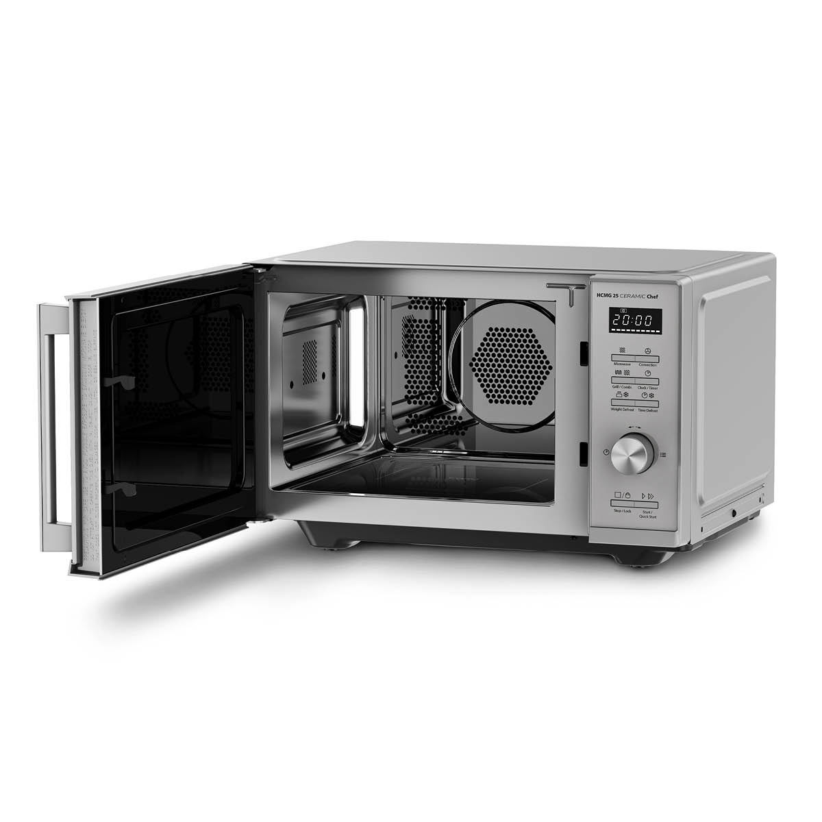 Caso HCMG 25 Ceramic Chef mikrobølgeovn 25L sølv