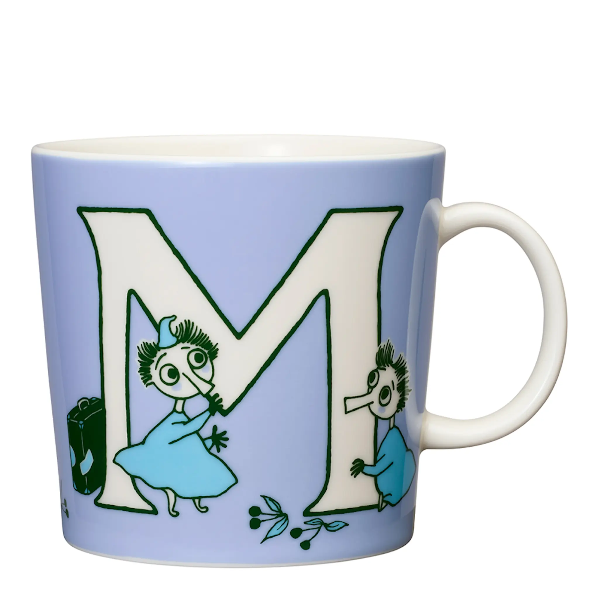 Moomin Arabia Muminmugg bokstav M 40 cl blå