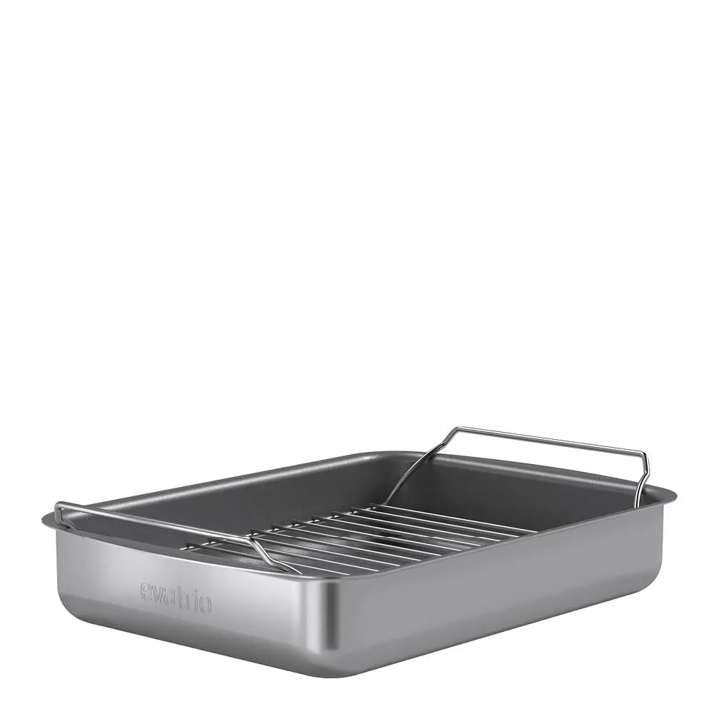 Professional Uunivuoka ritilällä 30x22 cm Harmaa