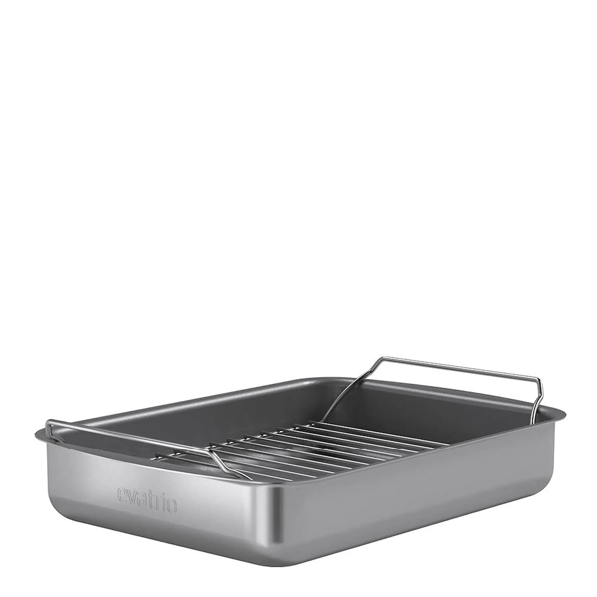 Eva Trio Professional Långpanna med galler 30x22 cm Grå