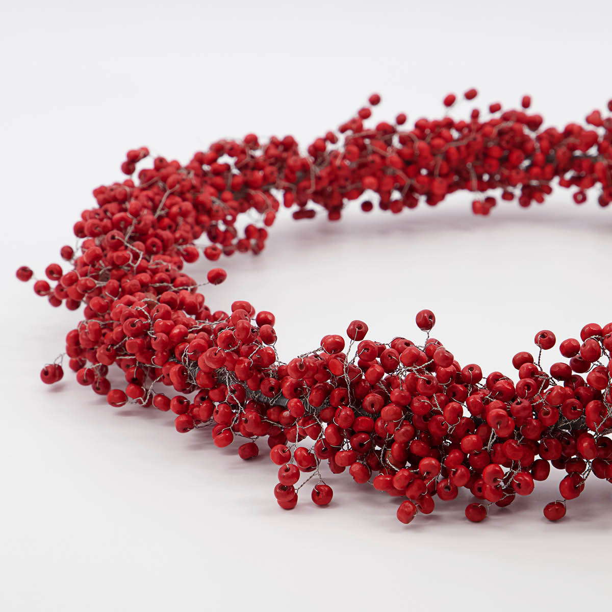 House Doctor Winter krans 33 cm röd