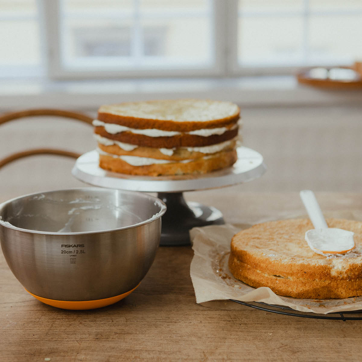 Fiskars Functional Form bakebolle 2,5L rustfritt stål