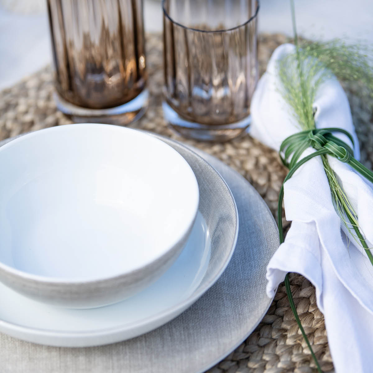 Magnor Linen middagstallerken 27 cm