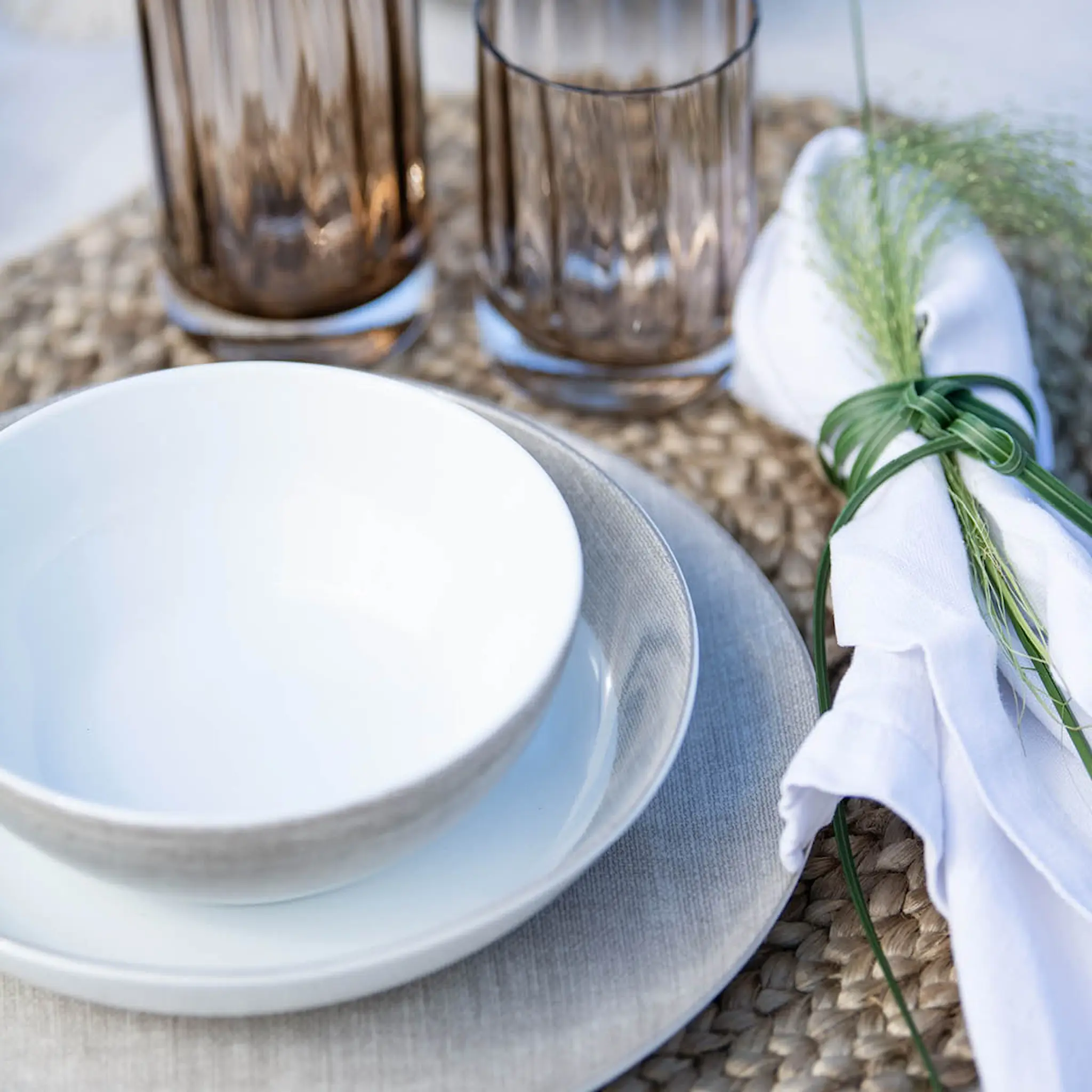 Magnor Linen Lautanen 27 cm Beige