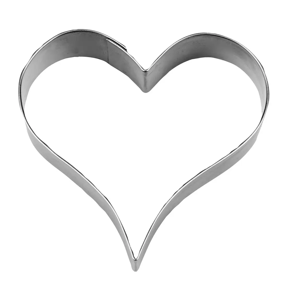 Kakeform hjerte 6 cm