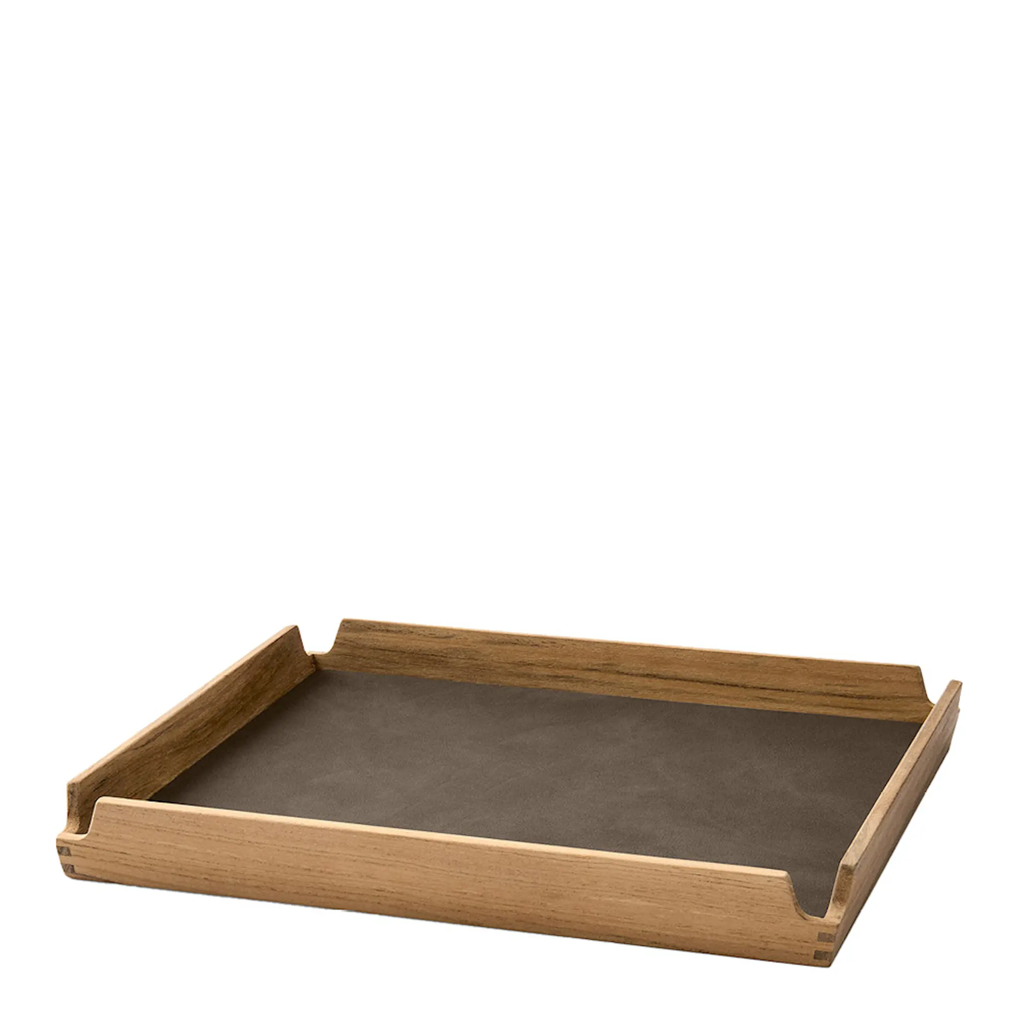 LIND DNA Airy teak bricka small 30x30 cm nupo kaviar