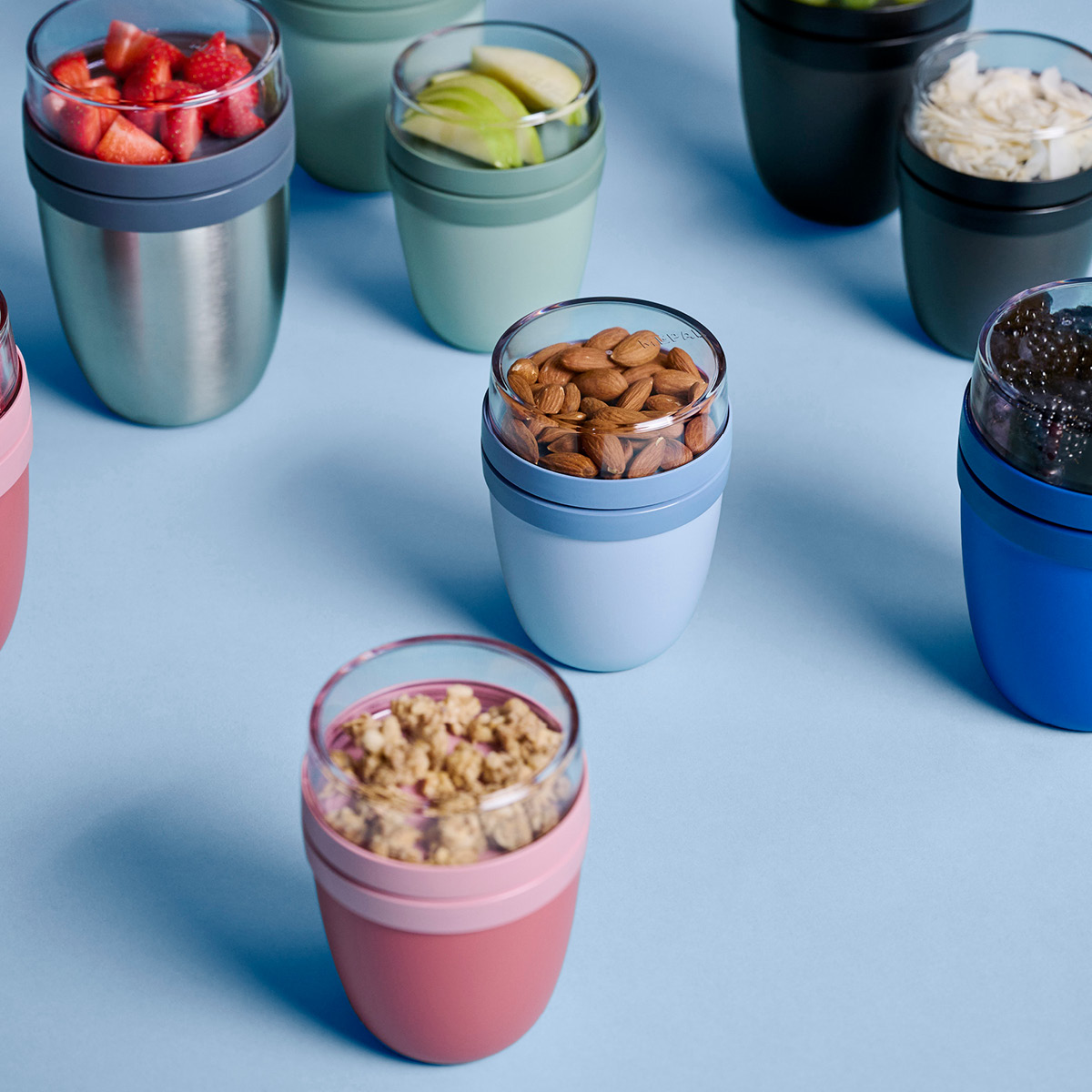 Mepal Ellipse mini lunchbägare 300+120 ml Vivid mauve