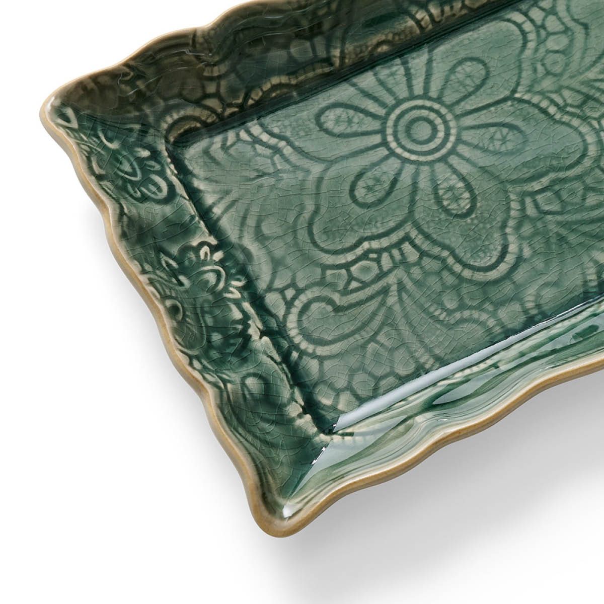 Sthål Arabesque serveringsfat 33x13 cm dusk