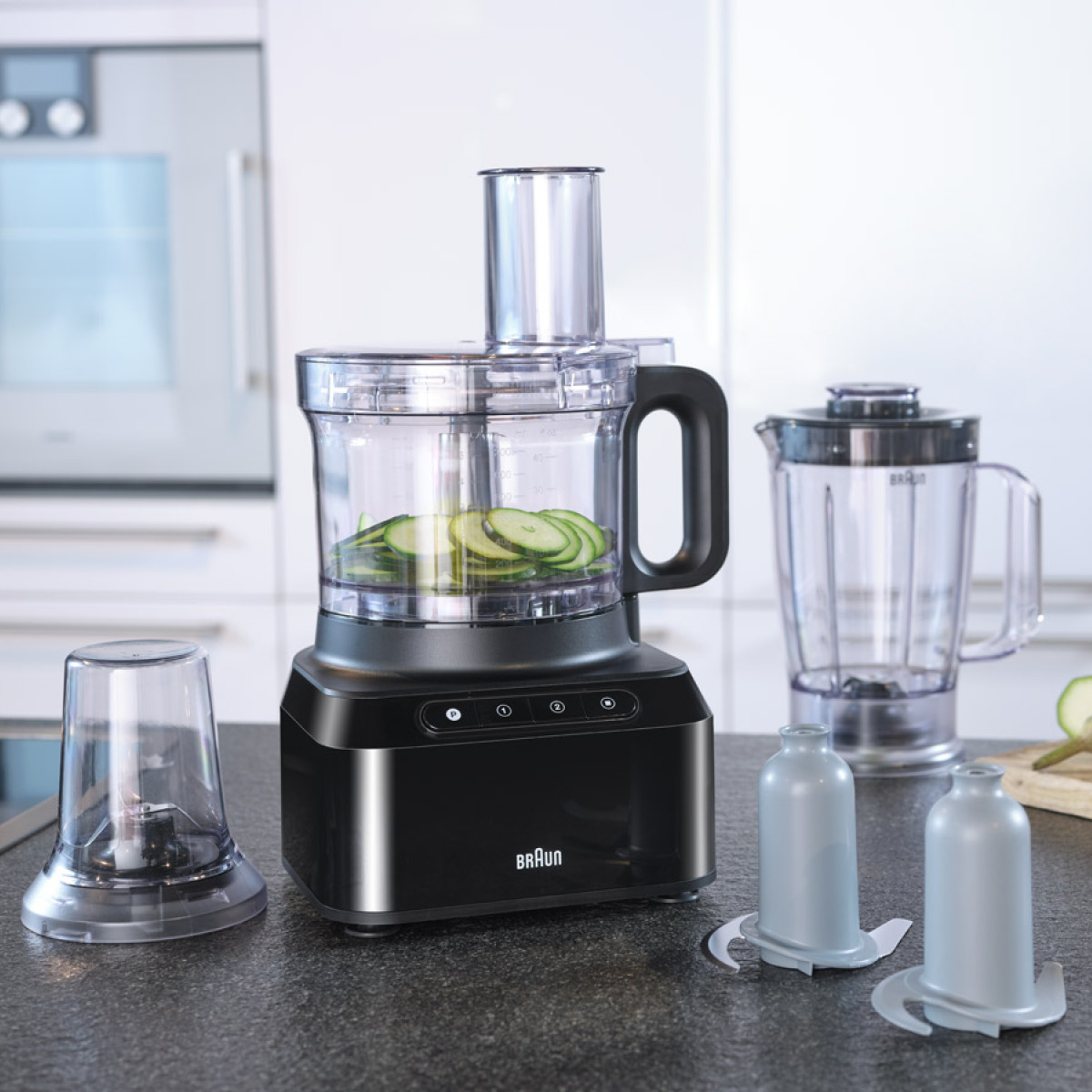 Braun PurEase Foodprocessor FP3132.BK Svart